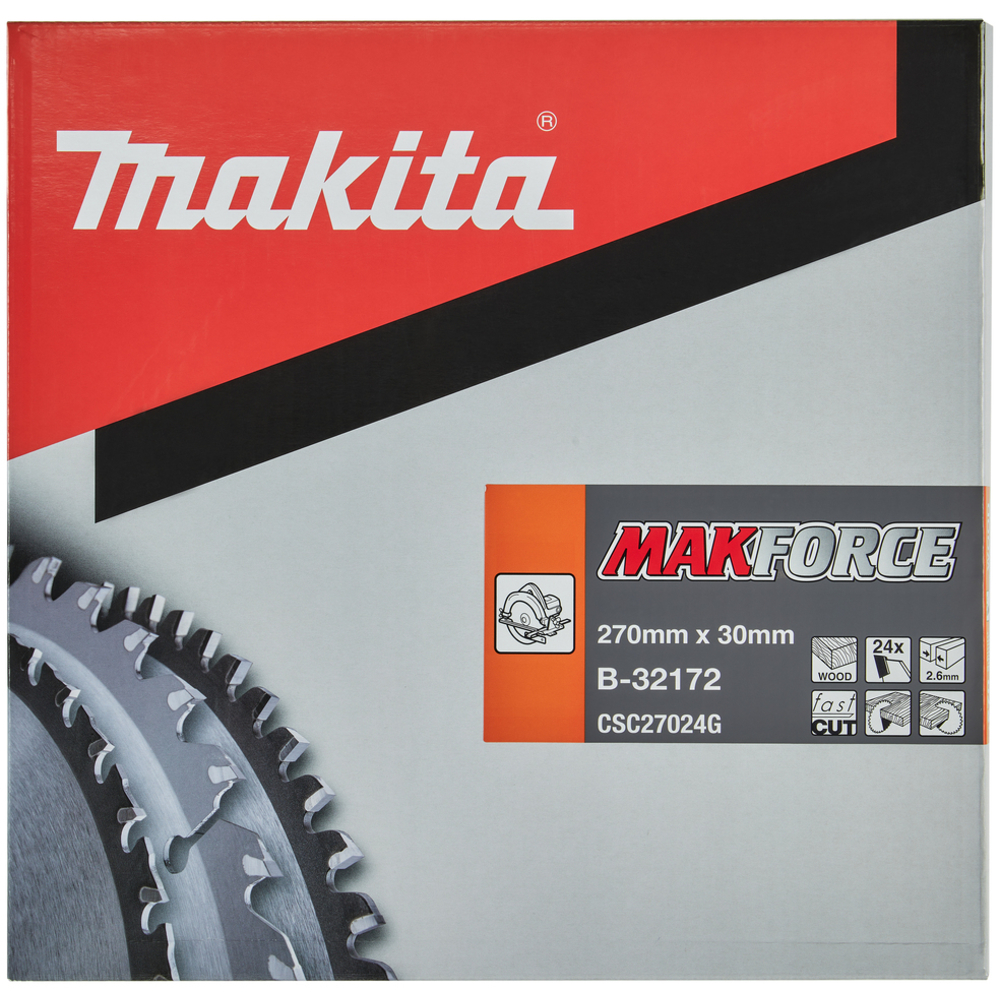 LAM TCT PO MAK 270/30/24 BOIS - MAKITA - B-32172
