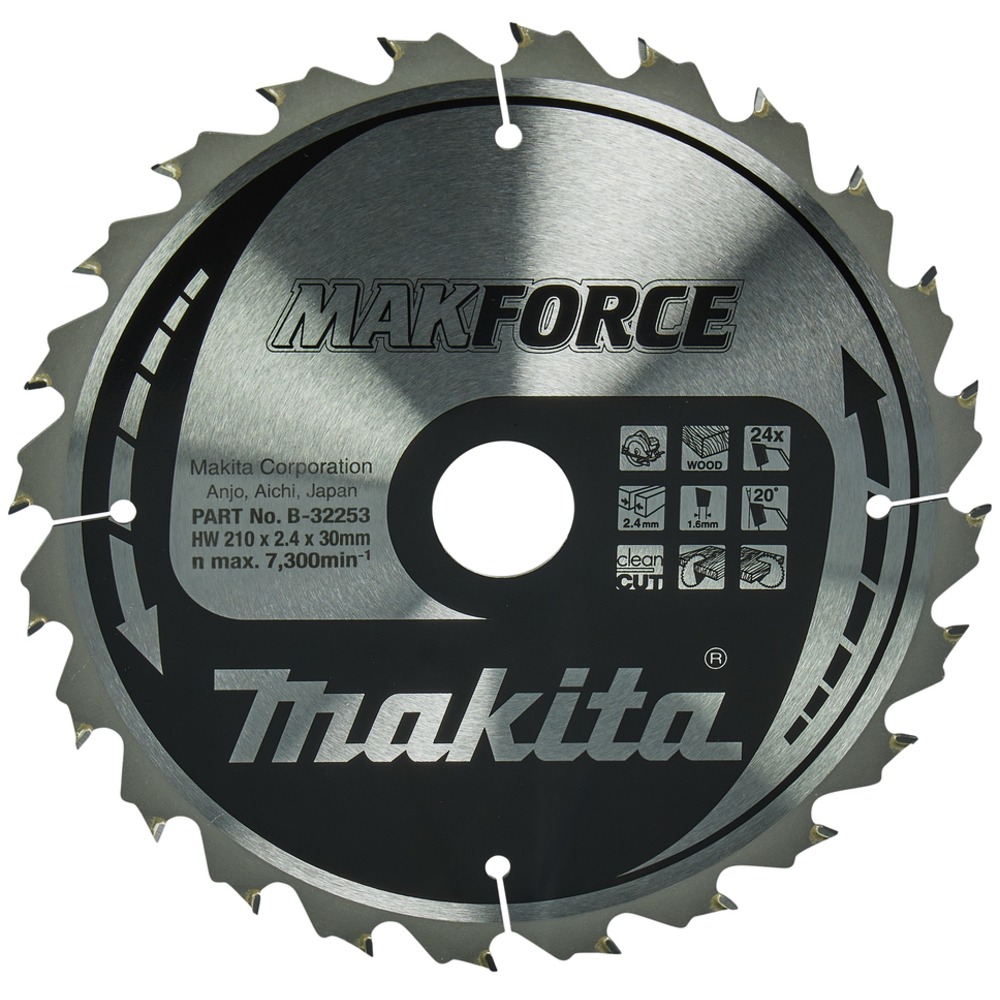 LAM TCT PO MAK 210/30/24 BOIS - MAKITA - B-32253