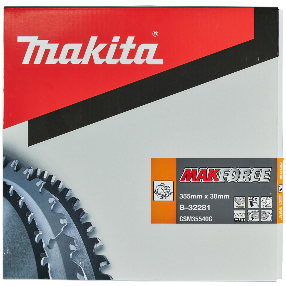 LAM TCT PO MAK 355/30/40 BOIS - MAKITA - B-32281
