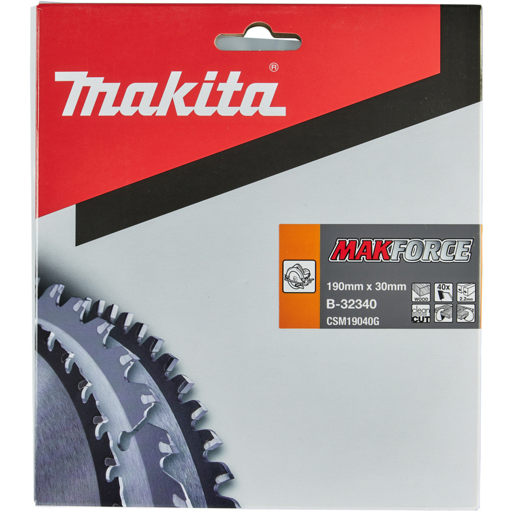 LAM TCT PO MAK 190/30/40 BOIS - MAKITA - B-32340