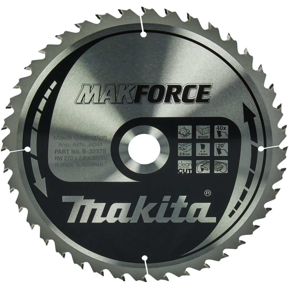 LAM TCT PO MAK 270/30/40 BOIS - MAKITA - B-32378