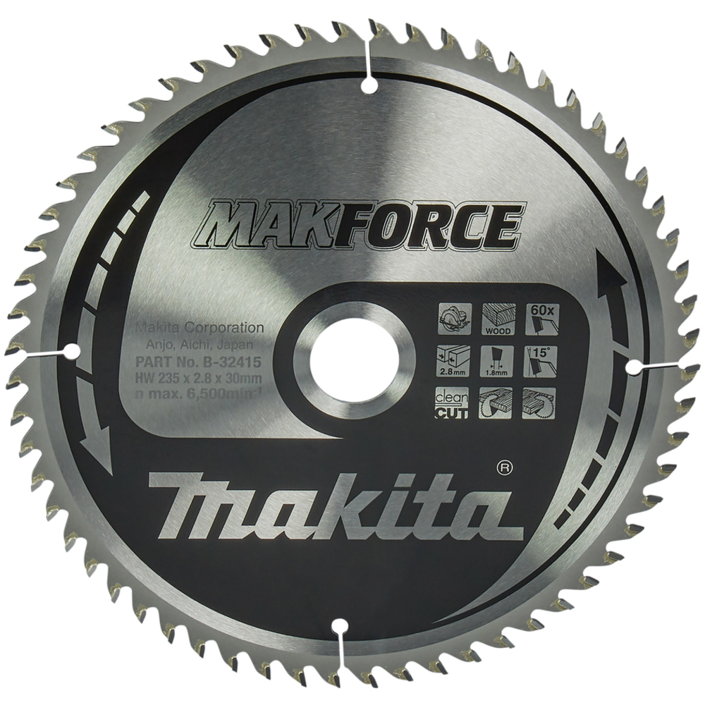 LAM TCT PO MAK 235/30/60 BOIS - MAKITA - B-32415