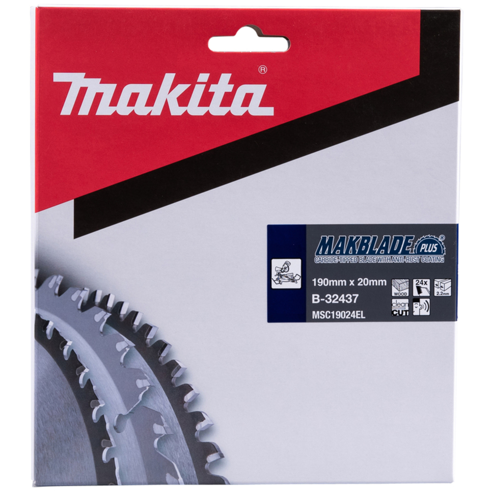 LAM TCT ST MAK+ 190/20/24 BOIS - MAKITA - B-32437