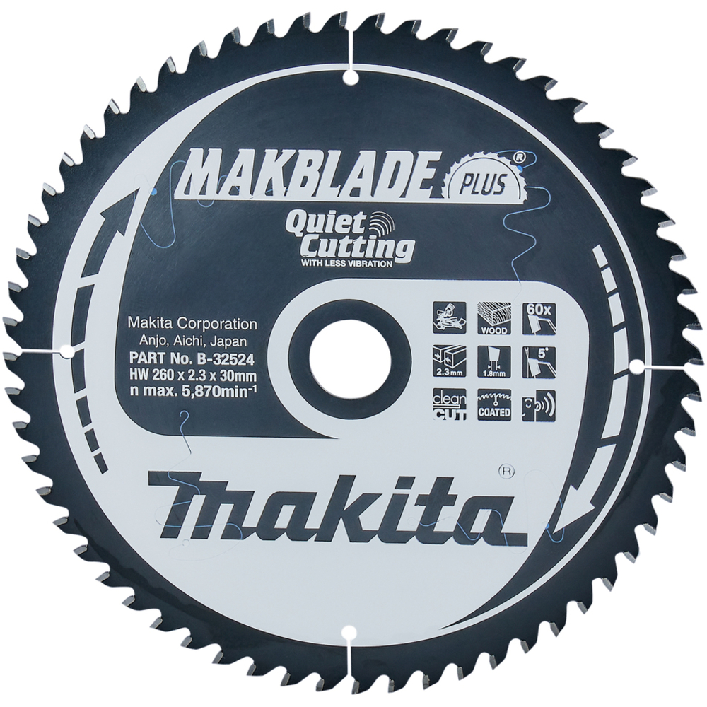 LAM TCT ST MAK+ 260/30/60 BOIS - MAKITA - B-32524
