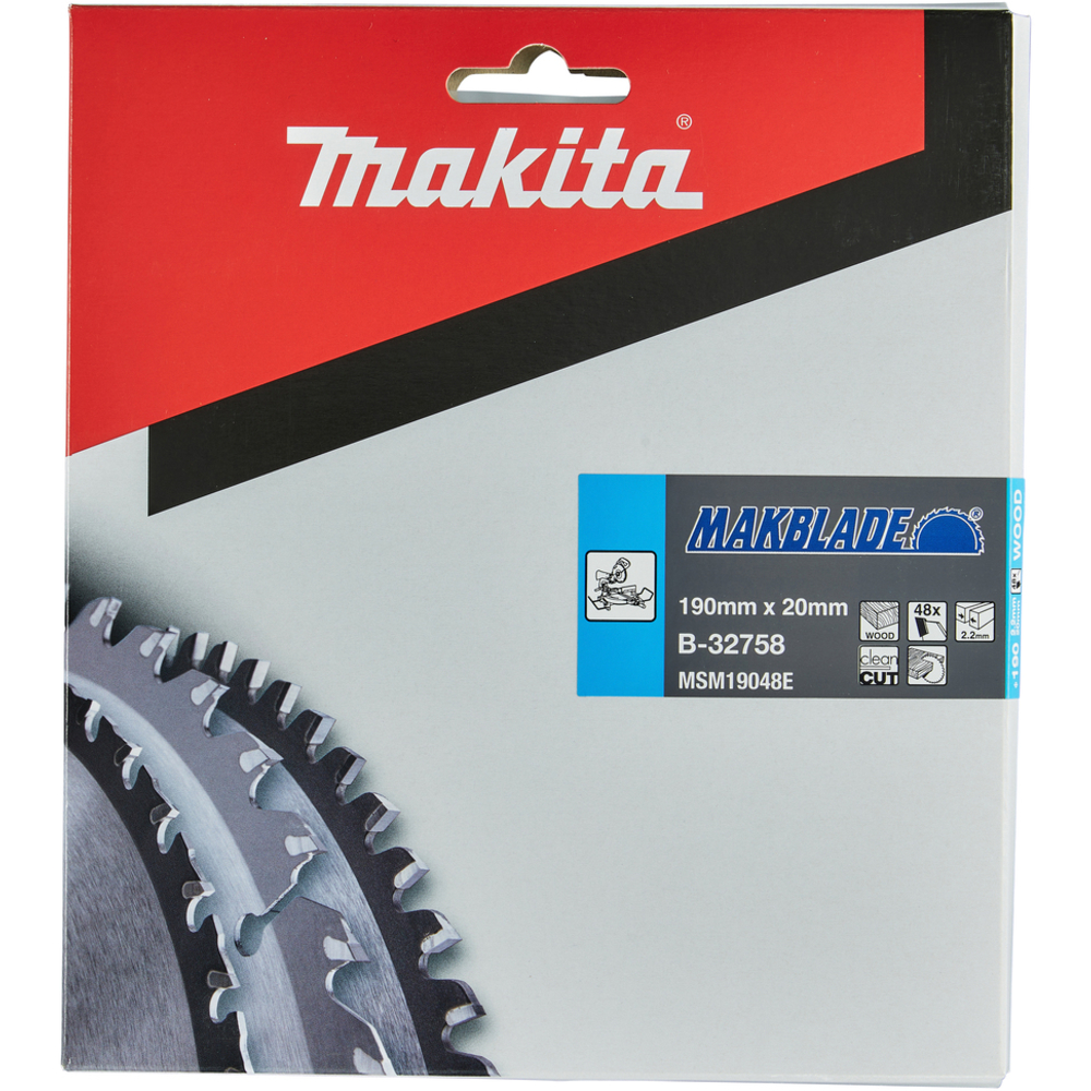 LAME CARBURE MAKBLADE BOIS 190X20MM 48D - MAKITA - B-32758