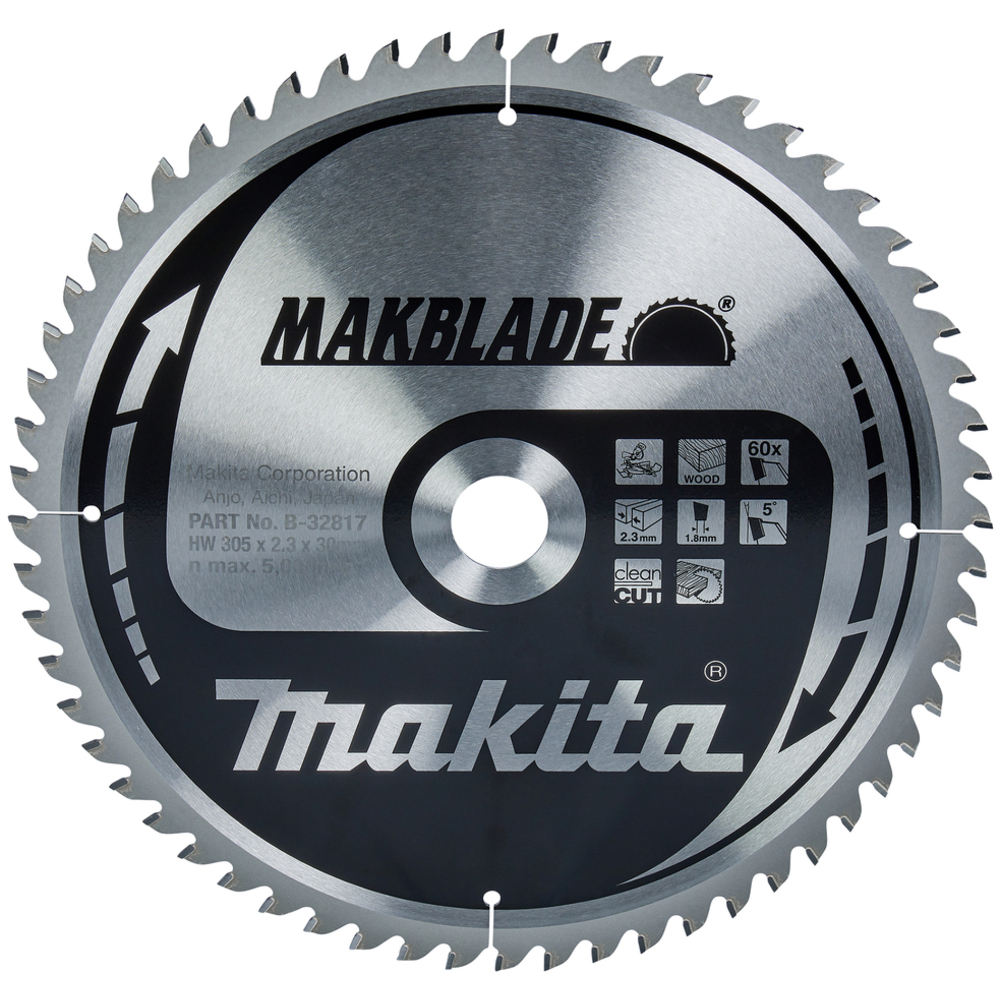 Lame de scie circulaire , Makblade T.C.T, 305 x 30 mm, 60 dents - MAKITA - B-32817