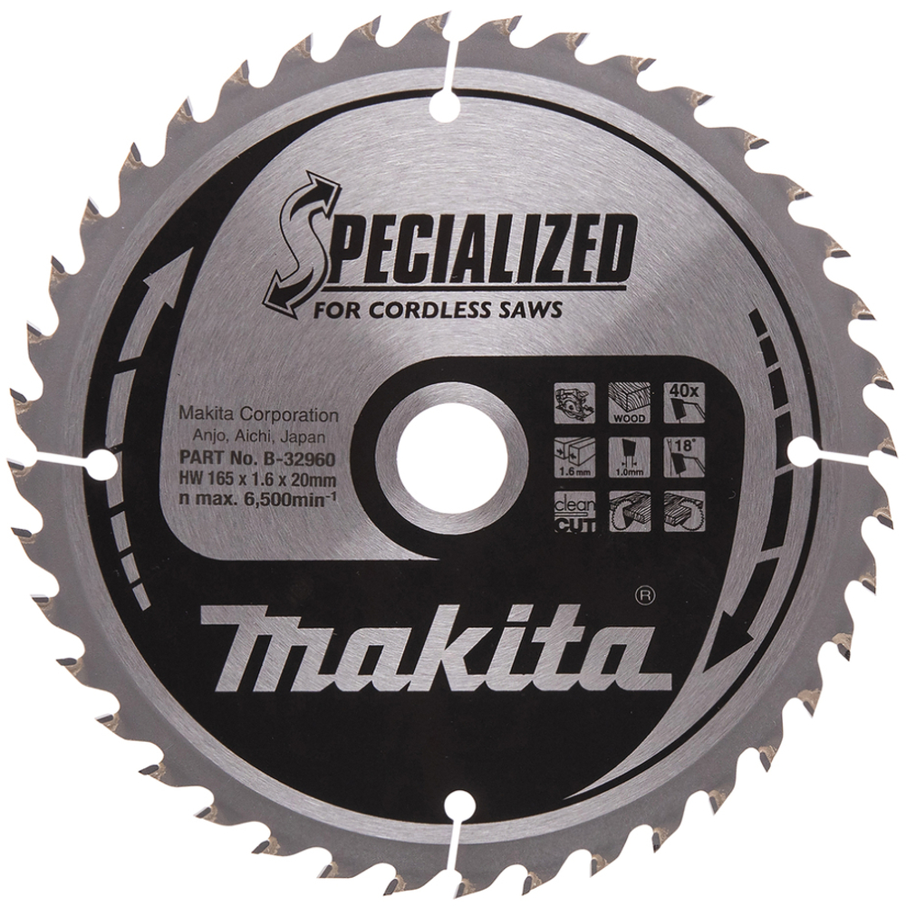LAM TCT BSS610 165/20/40 BOIS - MAKITA - B-32960