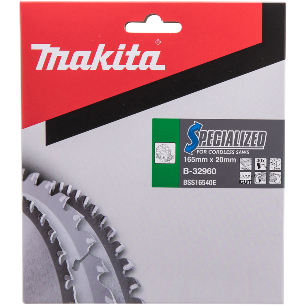 LAM TCT BSS610 165/20/40 BOIS - MAKITA - B-32960