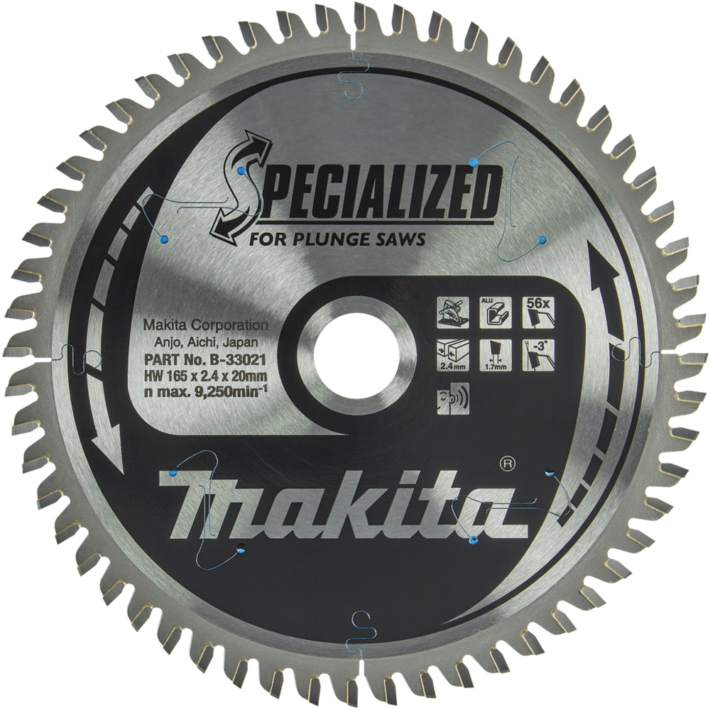 LAM TCT PL SIL 165/20/56 ALU - MAKITA - B-33021