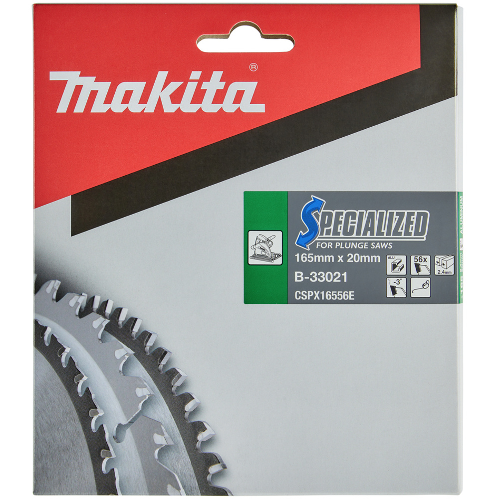 LAM TCT PL SIL 165/20/56 ALU - MAKITA - B-33021