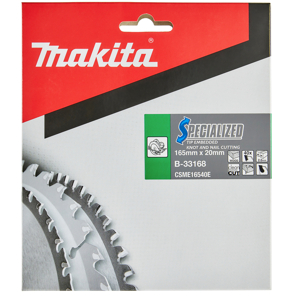 LAM TCT PO 165/20/40 BOISCLOU+ - MAKITA - B-33168