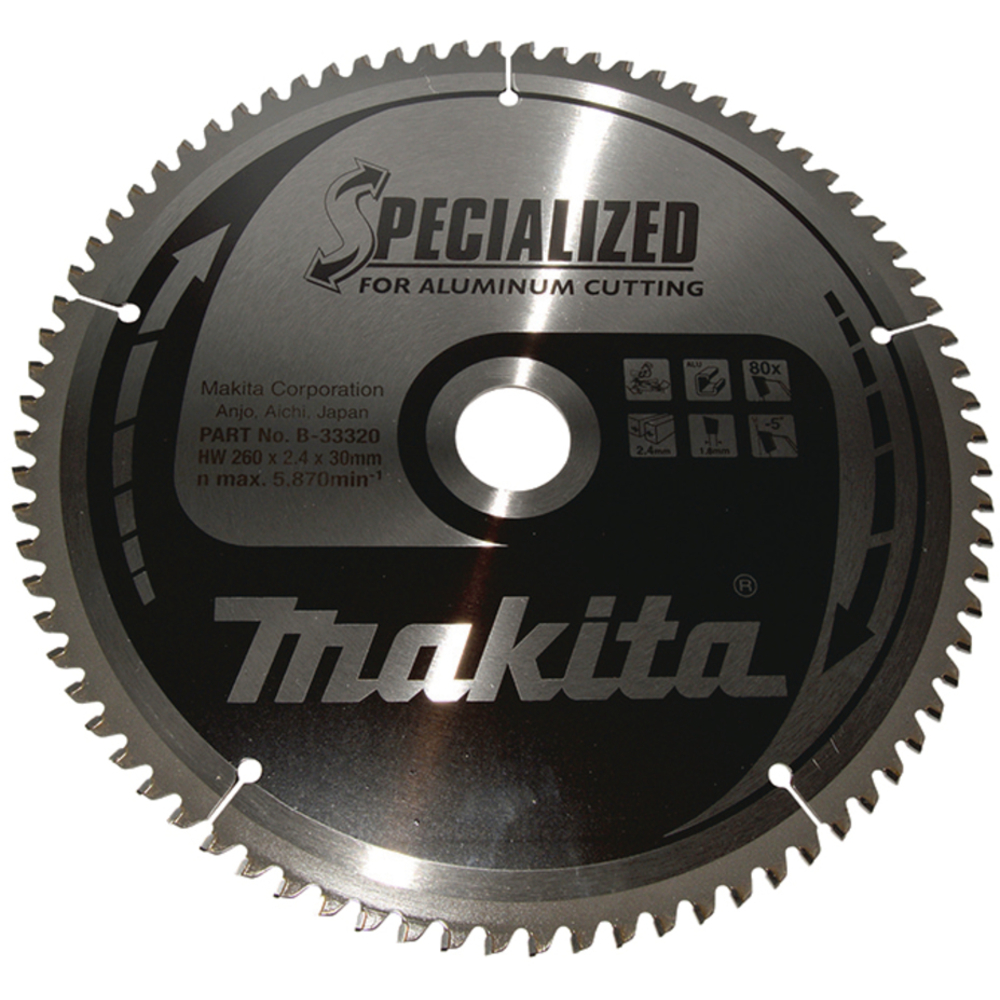 LAM TCT ST 260/30/80 SPE ALU - MAKITA - B-33320