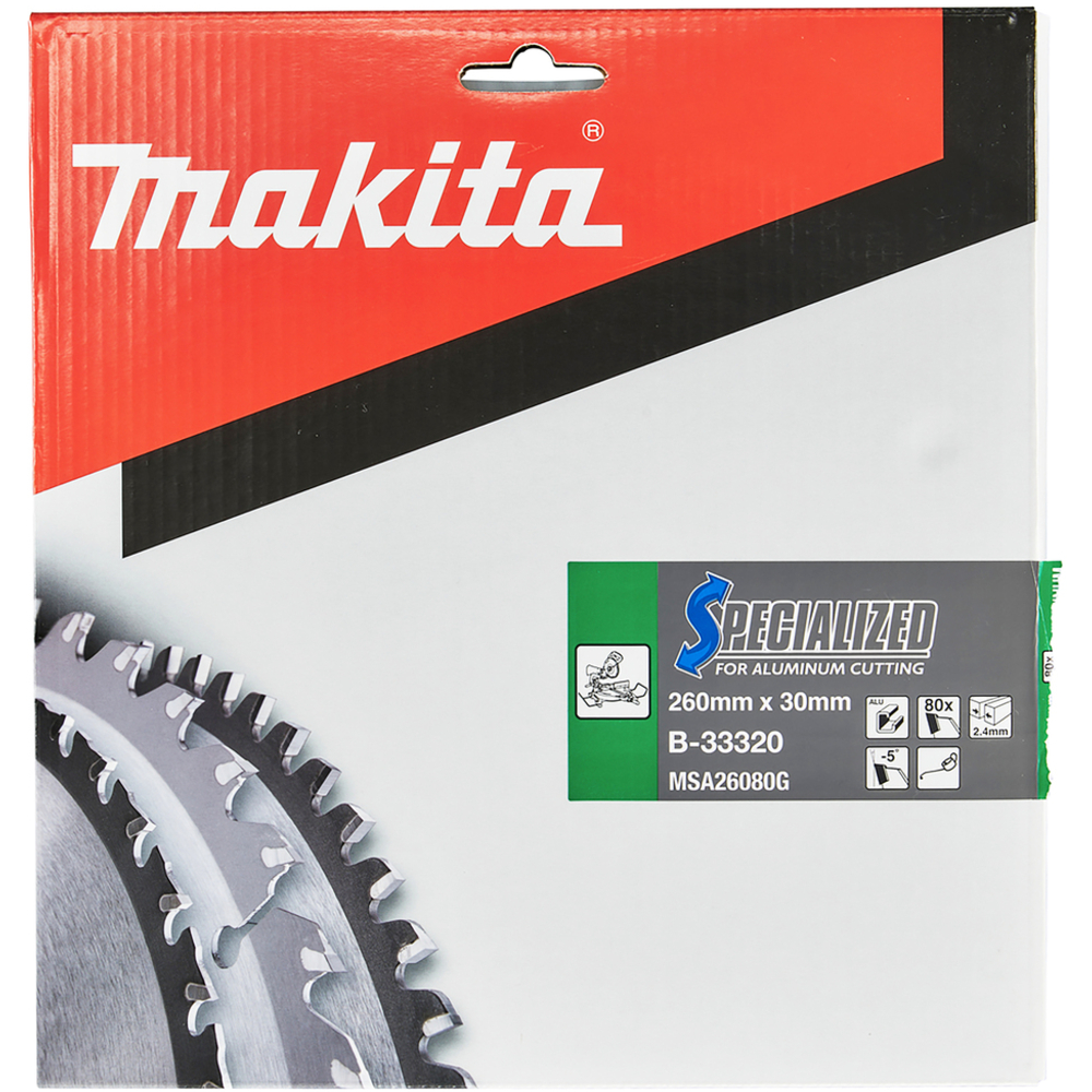 LAM TCT ST 260/30/80 SPE ALU - MAKITA - B-33320