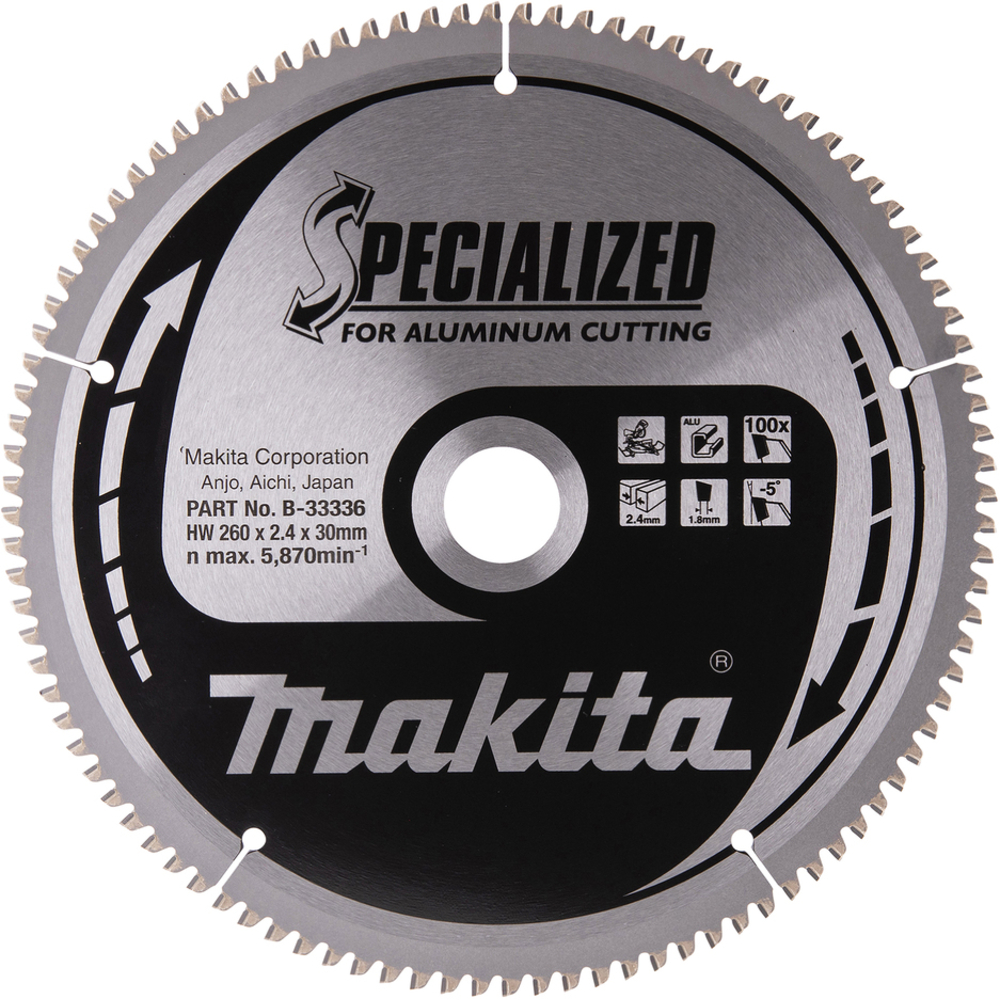 LAM TCT ST 260/30/100 SPE ALU - MAKITA - B-33336
