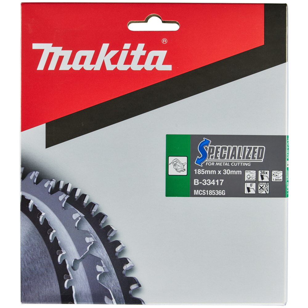 LAME CARBURE METAL PO 185X30MM 36D - MAKITA - B-33417
