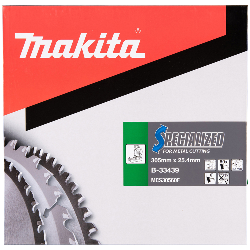 Lames carbures ''Specialized'' Métal, pour tronçonneuse à métaux à lame - MAKITA - B-33439