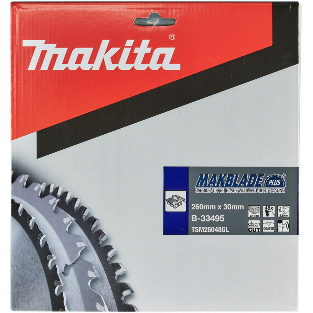 LAM TCT MAKBLADE+ 260/30/48 BOIS - MAKITA - B-33495