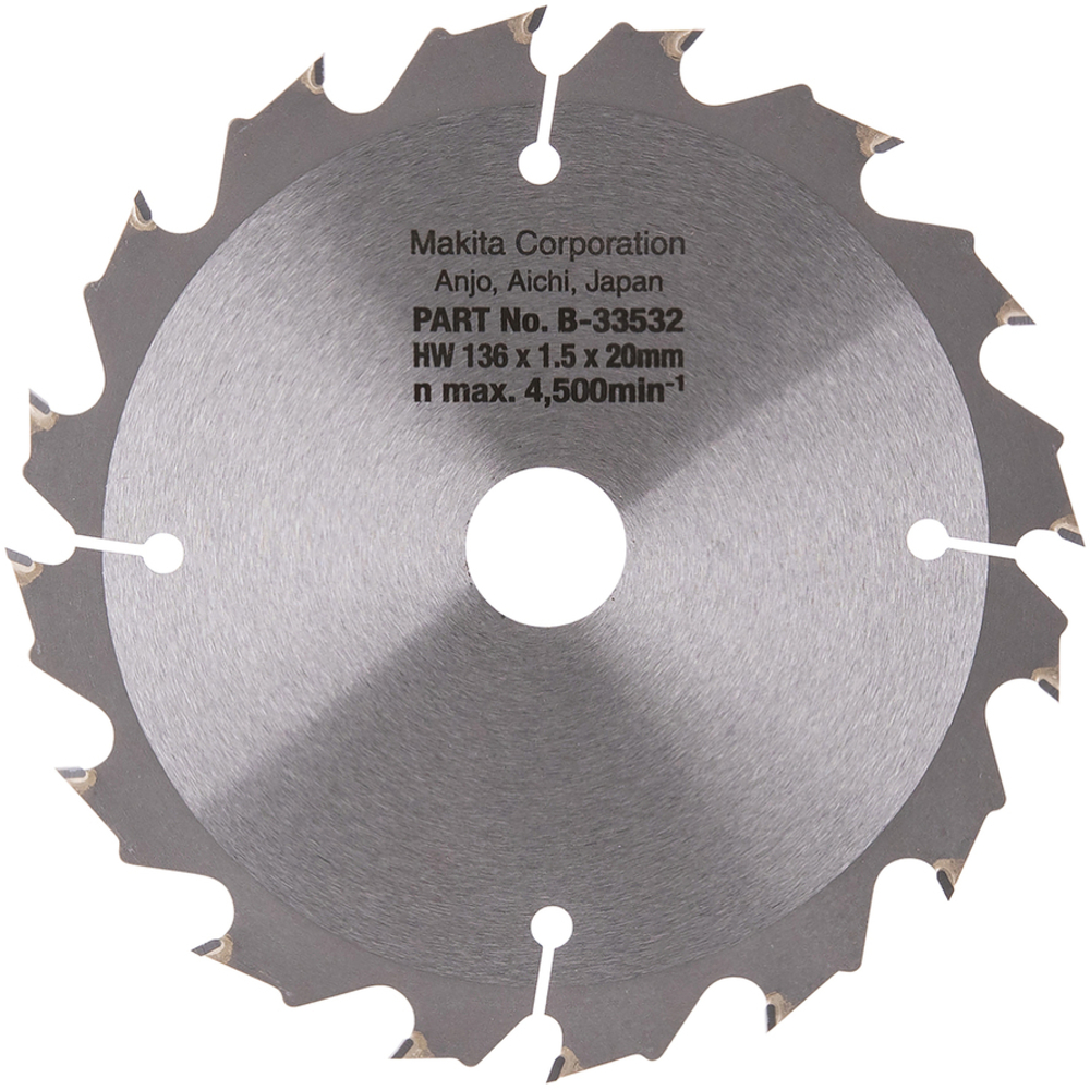 T.C.T.SAW BLADE 136X16T - MAKITA - B-33532