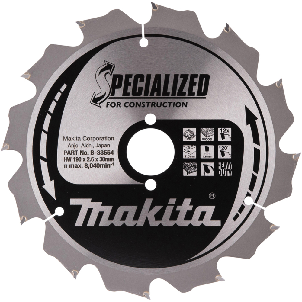 LAM TCT PO 190/30/12 SPE CSTR - MAKITA - B-33554