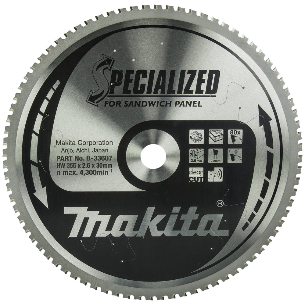 LAM TCT PO 355/0/80 SPE SANDW - MAKITA - B-33607