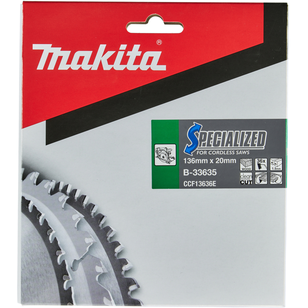 LAM TCT SPE BA 136/20/36 BOIS - MAKITA - B-33635