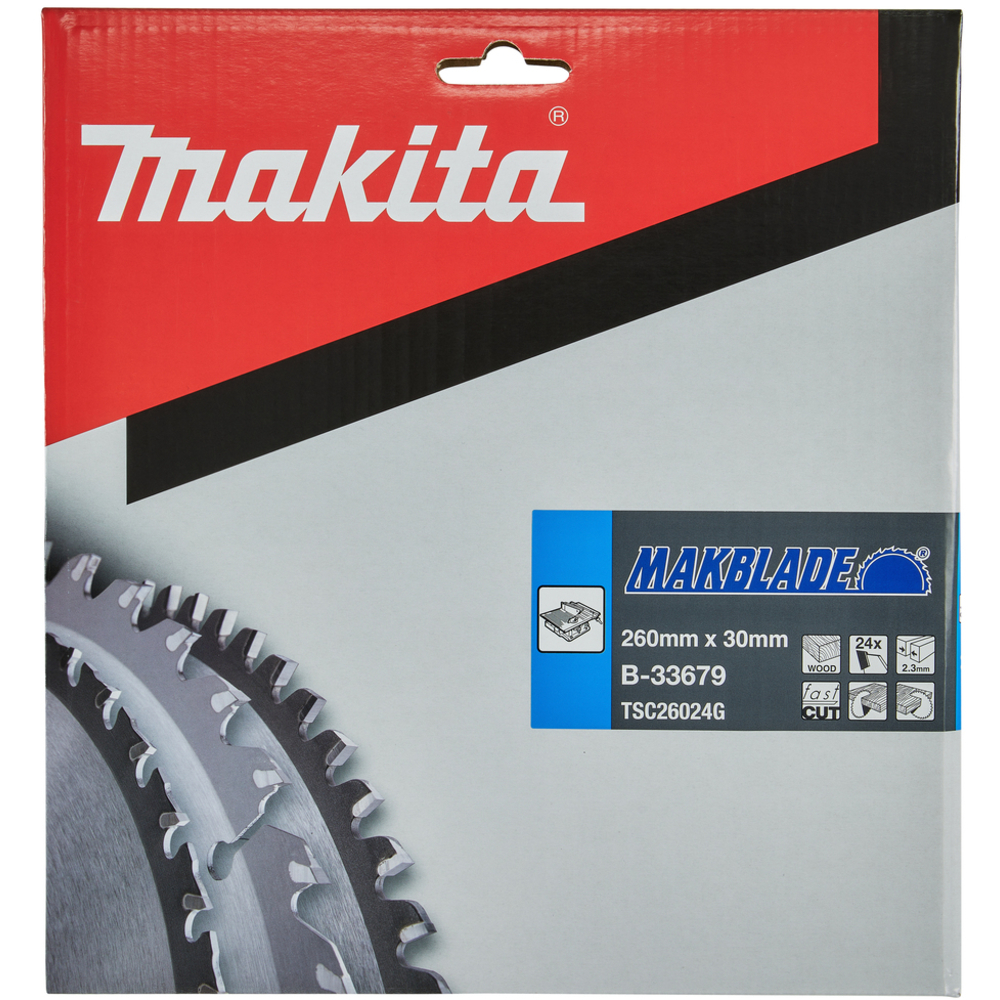 LAM TCT TBL MAK 260/30/24 BOIS - MAKITA - B-33679