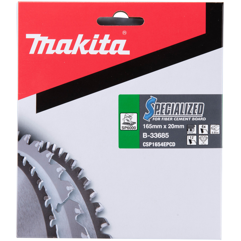 LAM TCT PO 165/20/4 SPE FIBRO - MAKITA - B-33685