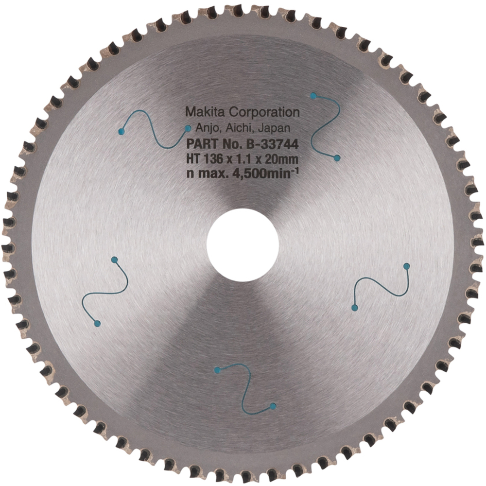 LAME CARBURE INOX/METAL SPE MET+BATT 136X20MM 56D - MAKITA - B-33744