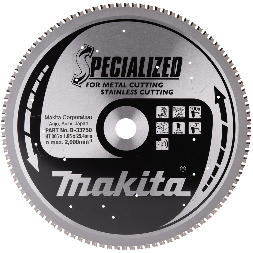 LAM TCT ST SIL 305/25/100 INOX - MAKITA - B-33750
