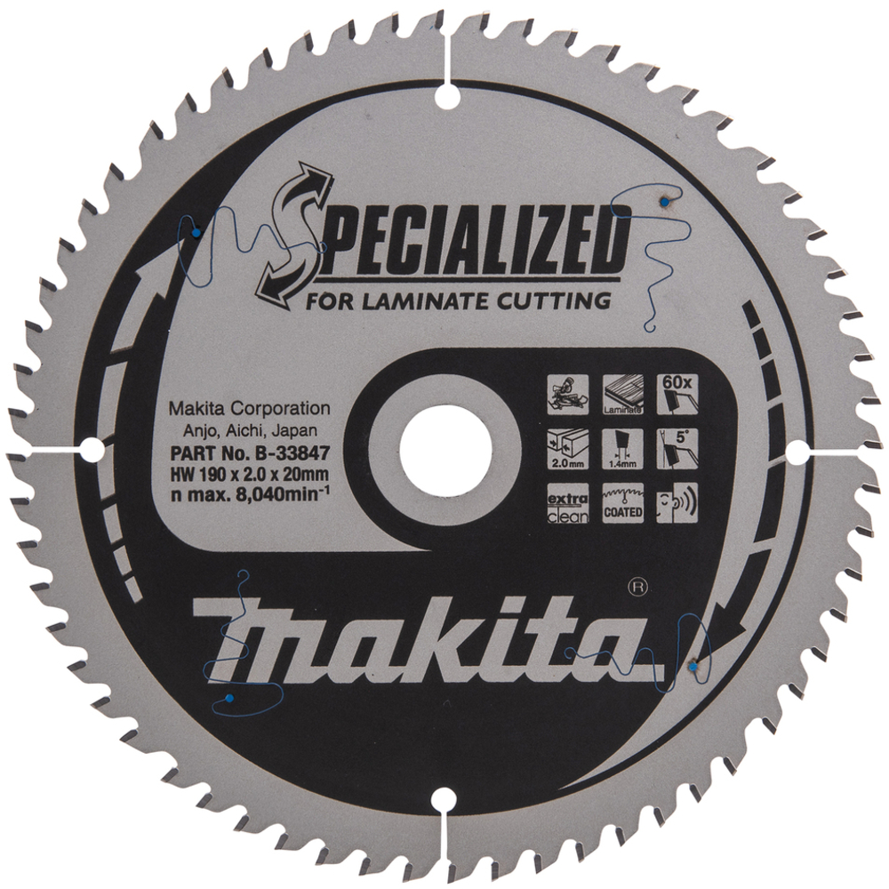 LAM TCT ST 190/20/60 SPE LAMIN - MAKITA - B-33847