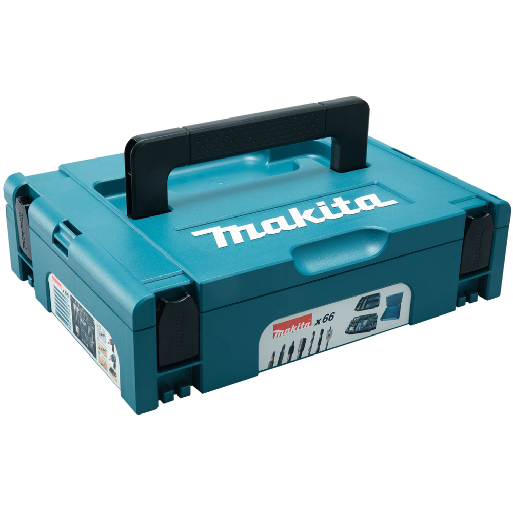 COFFRET ENSEMBLE ACCESSOIRES 66 PIÈCES EN COFFRET MAKPAC - MAKITA - B-43044