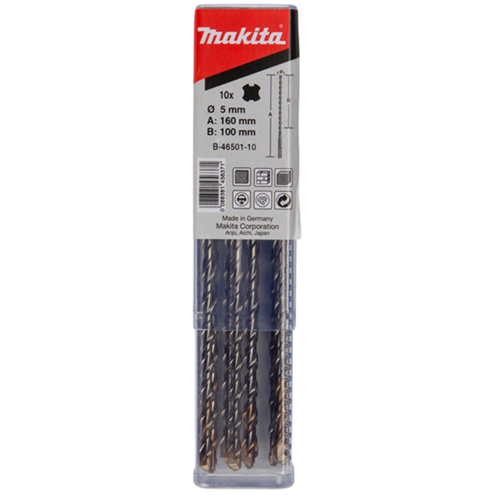 LOT DE 10 FORET SDS- MAKITA - B-46501-10