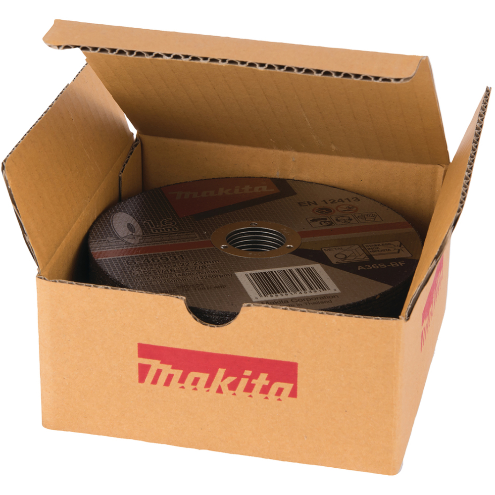 DISC TRONC 125x1,6 METAL/INOX - MAKITA - B-46931