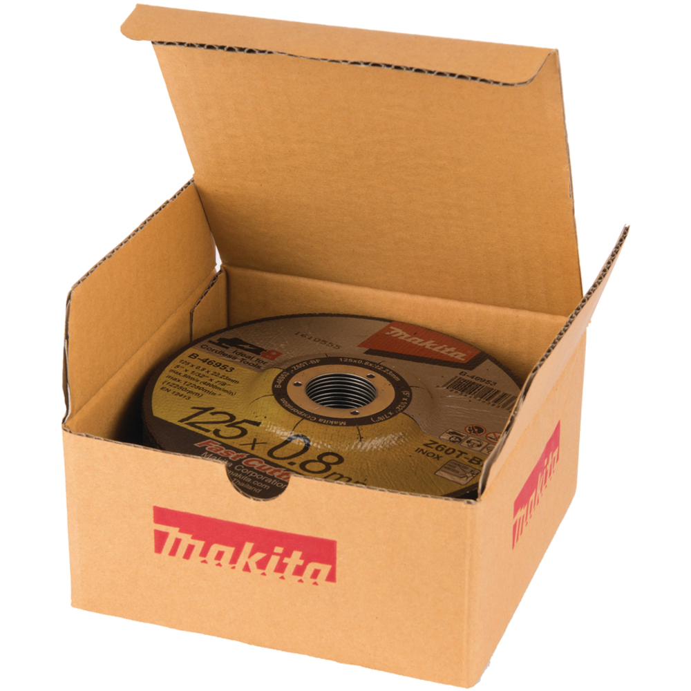 Disque à tronçonner, métal et inox, à moyeu déporté, D125 mm - MAKITA - B-46953