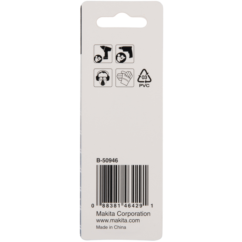 Forets courts à métaux HSS titane pour visseuses à chocs 4.5X75 - MAKITA - B-50946