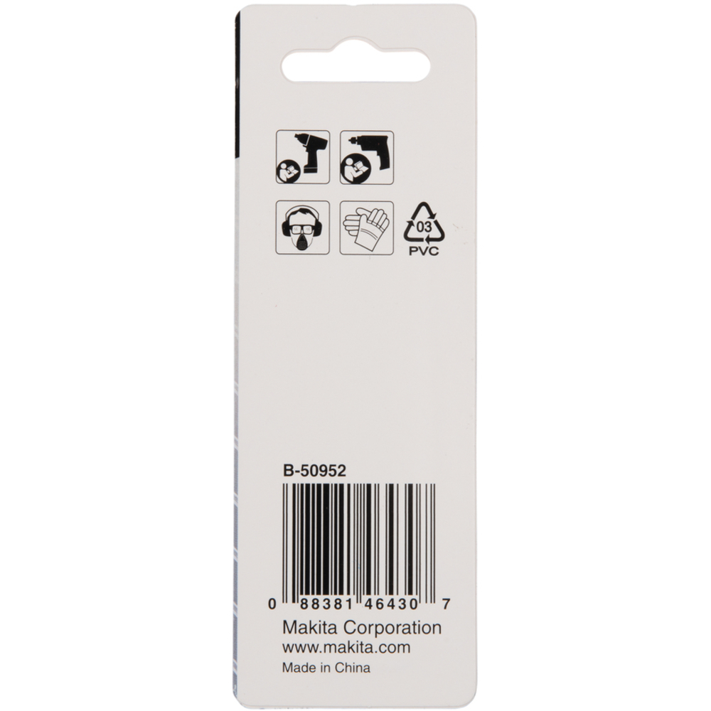 Forets courts à métaux HSS titane, hex 1/4'', pour visseuses à chocs 5X78 - MAKITA - B-50952