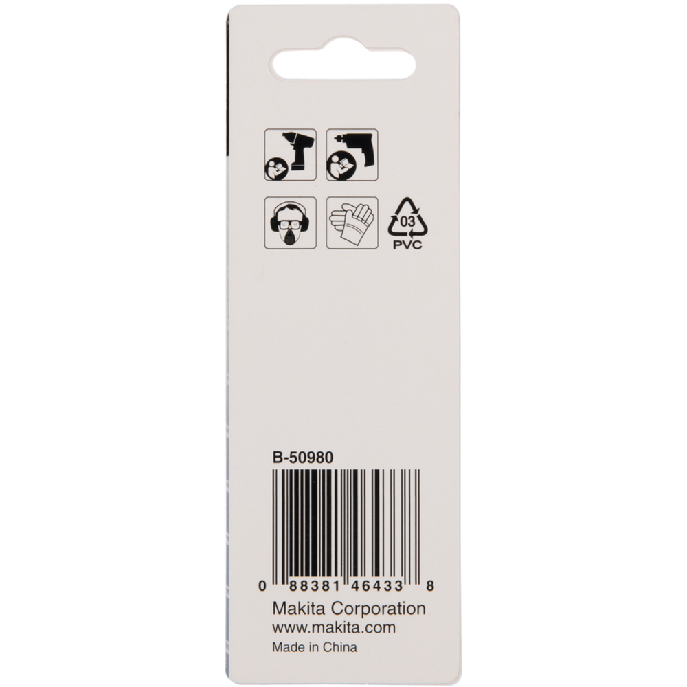 Forets courts à métaux HSS titane pour visseuses à chocs 6.5X81 - MAKITA - B-50980