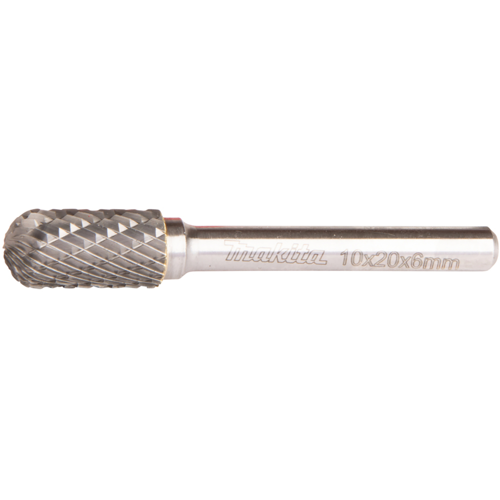 FRAISE LIME 10X20MM Q6 METAL/INOX CYL. ARRONDI - MAKITA - B-52750
