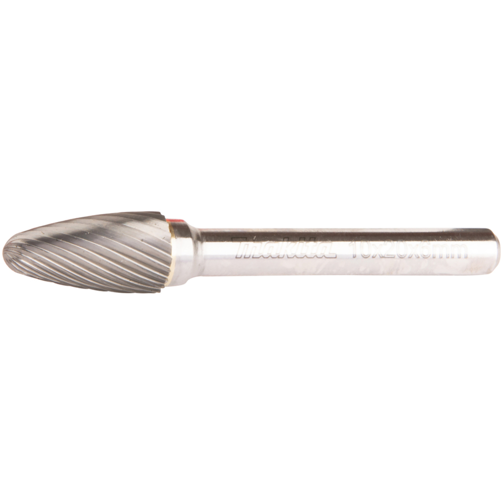 FRAISE LIME 10X20MM Q6 METAL OGIVE ARRONDI - MAKITA - B-52772