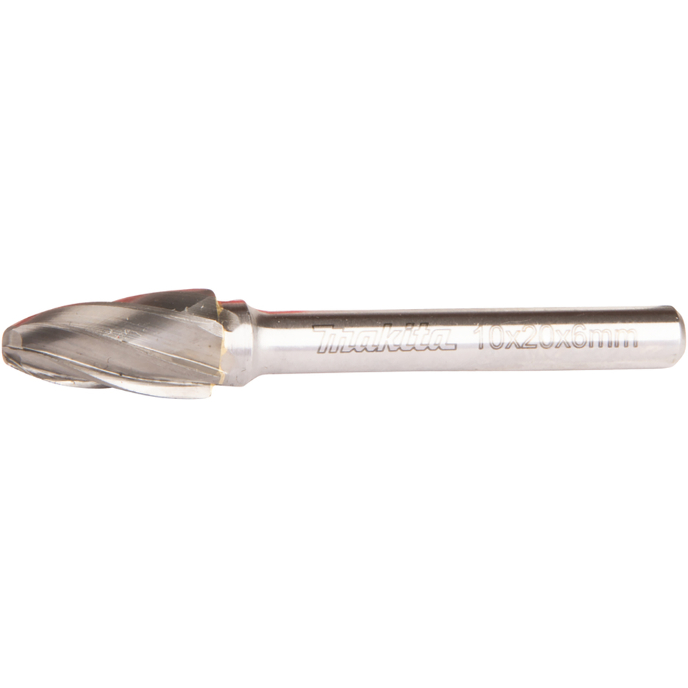 FRAISE LIME 10X20MM Q6 NON FERREUX OGIVE ARRONDI - MAKITA - B-52794