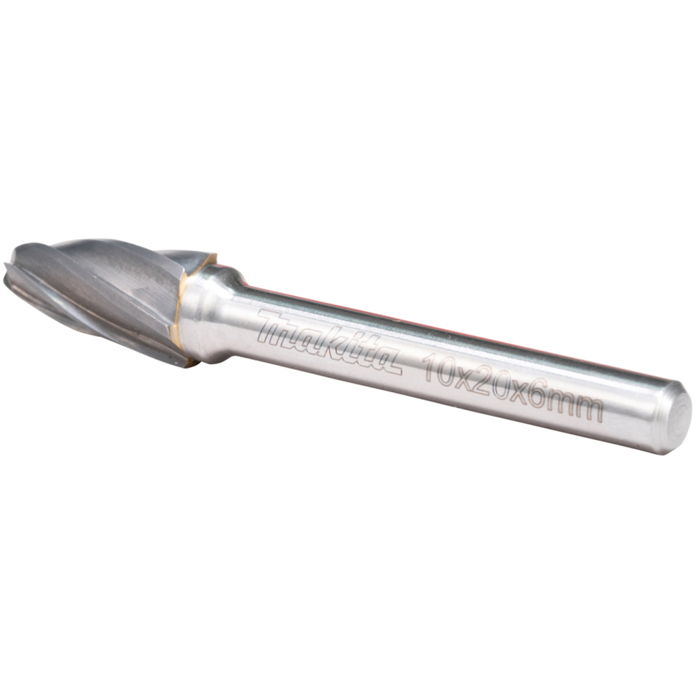 FRAISE LIME 10X20MM Q6 NON FERREUX OGIVE ARRONDI - MAKITA - B-52794