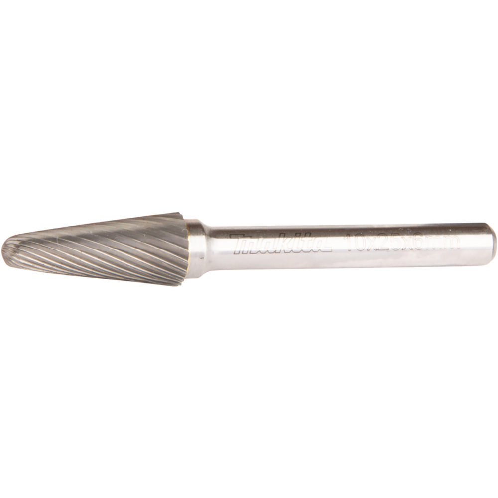 FRAISE LIME 10X25MM Q6 METAL CONIQUE ARRONDI - MAKITA - B-52803