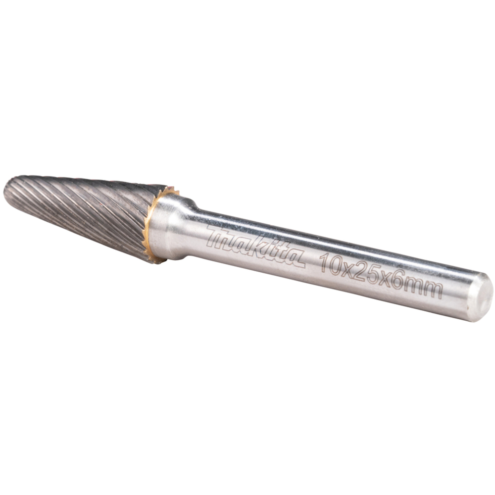 FRAISE LIME 10X25MM Q6 METAL CONIQUE ARRONDI - MAKITA - B-52803