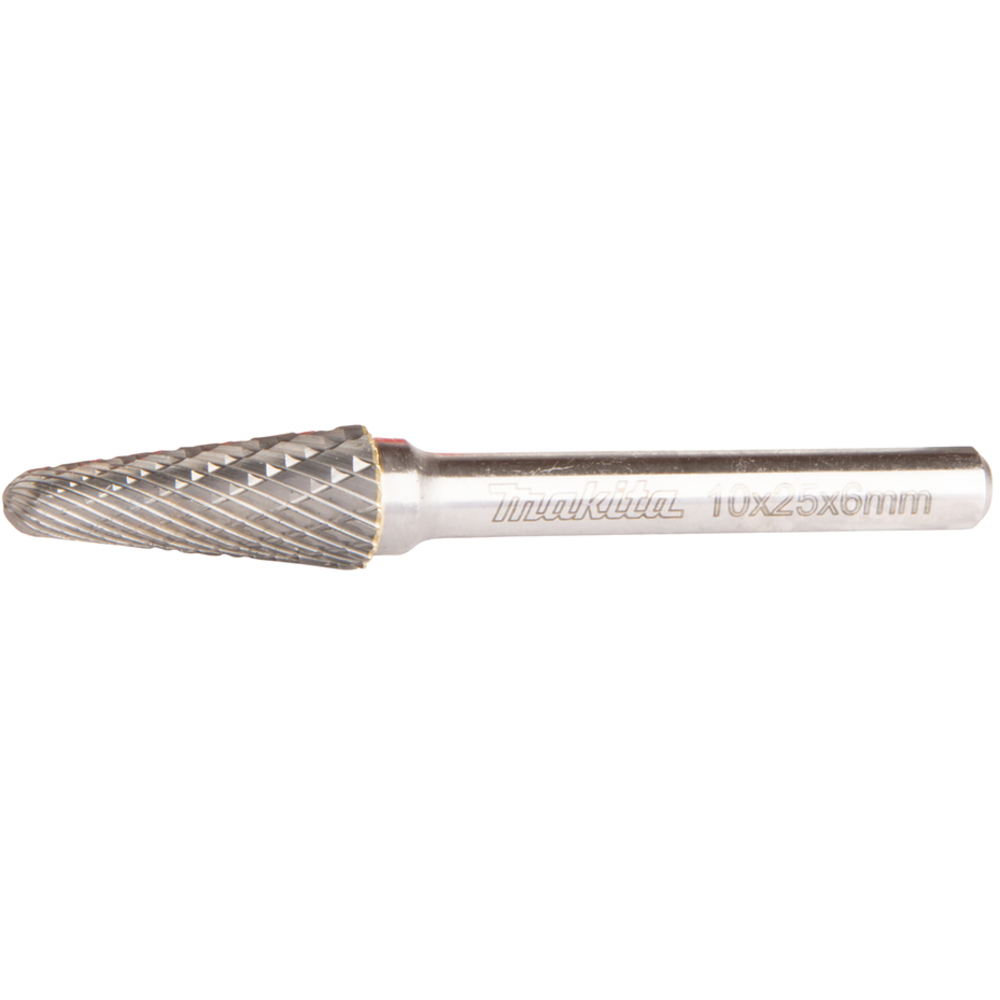 FRAISE LIME 10X25MM Q6 METAL/INOX CONIQUE ARRONDI - MAKITA - B-52819