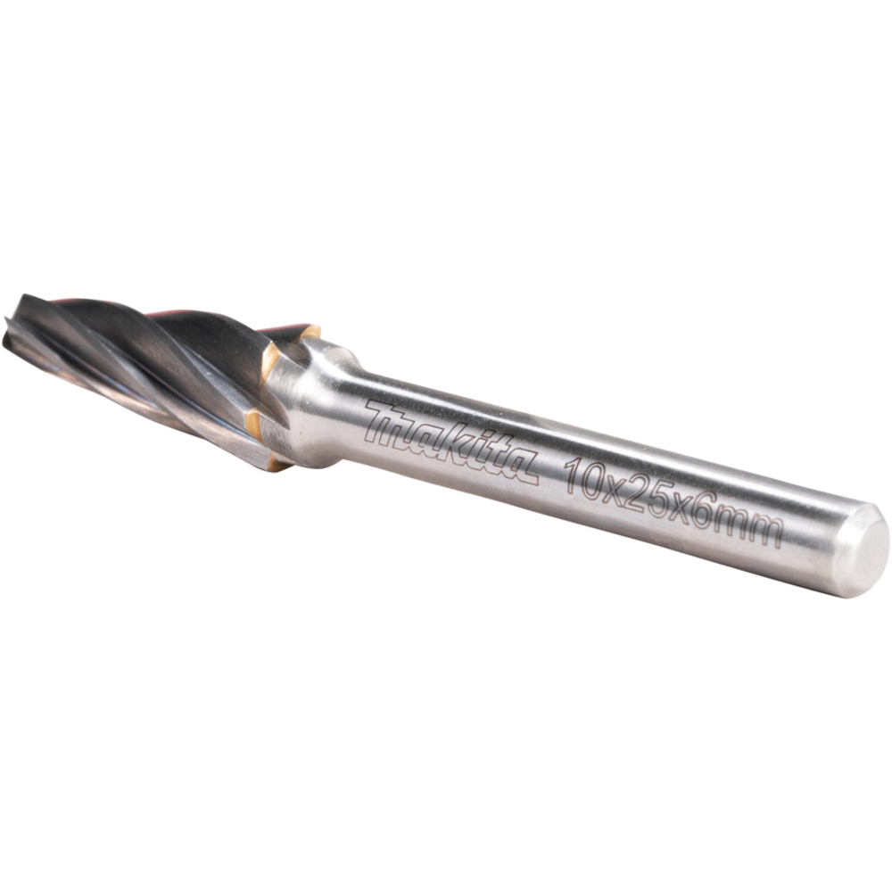 FRAISE LIME 10X25MM Q6 NON FERREUX CONIQUE ARRONDI - MAKITA - B-52825