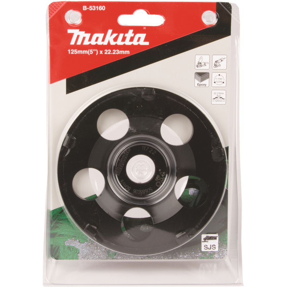 PLATEAU DIAMANT 125 MM REVETEMENT, COLLE, PEINTURE - MAKITA - B-53160
