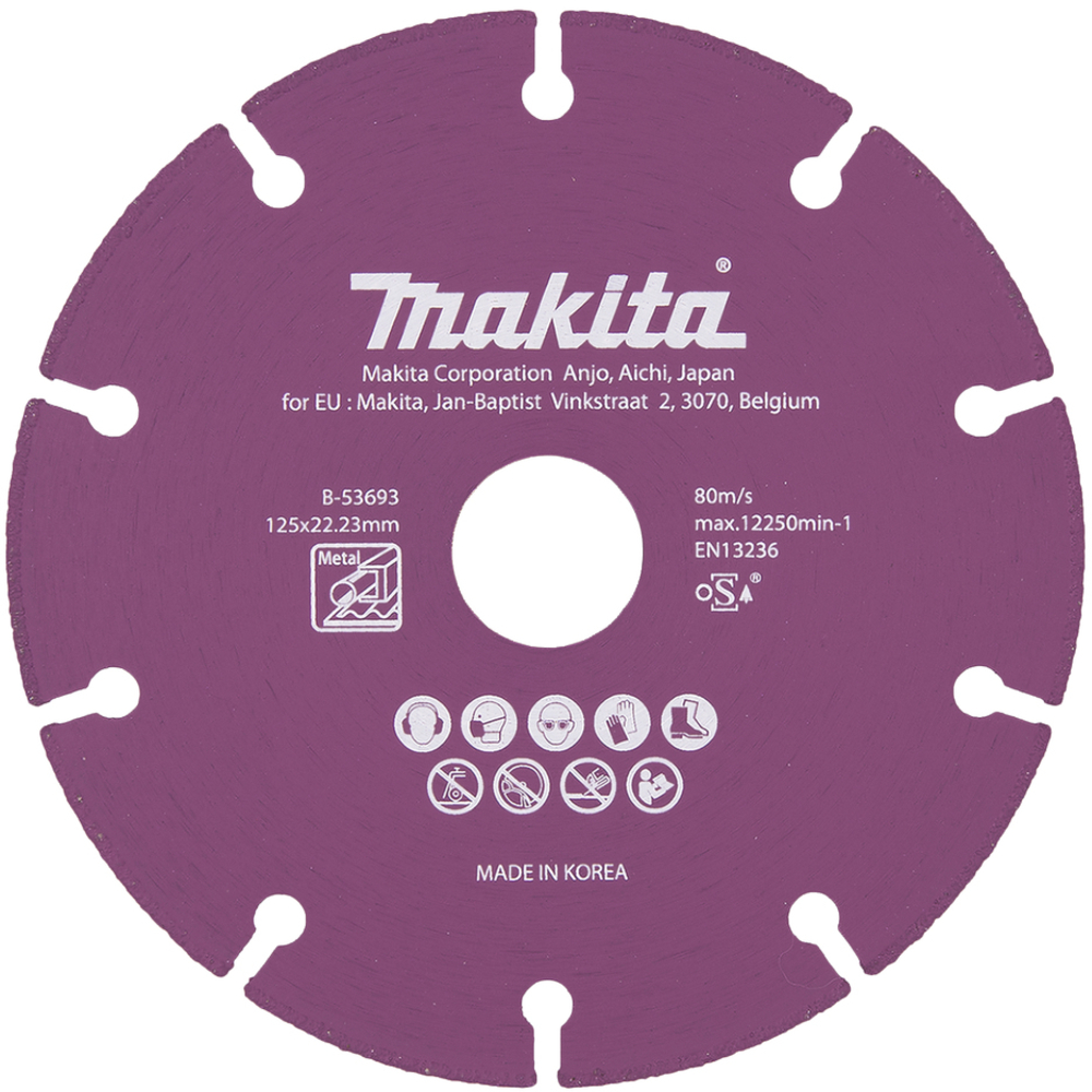 Disques à concrétion diamant pour métal - MAKITA - B-53693