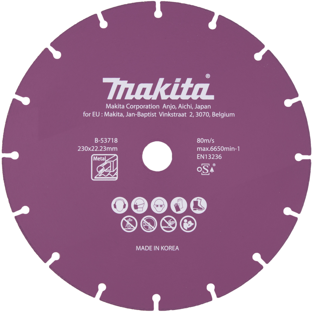 Disques à concrétion diamant pour métal - MAKITA - B-53718