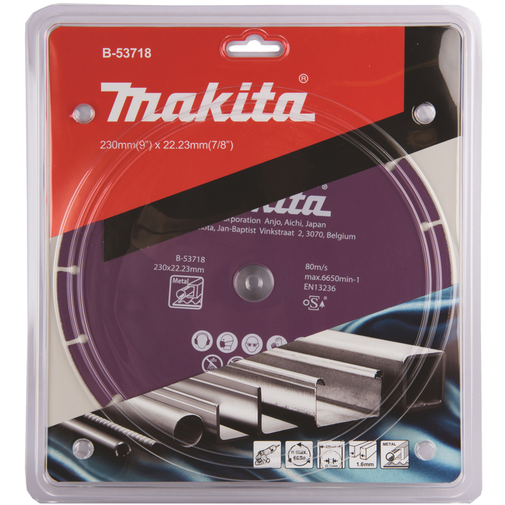Disques à concrétion diamant pour métal - MAKITA - B-53718