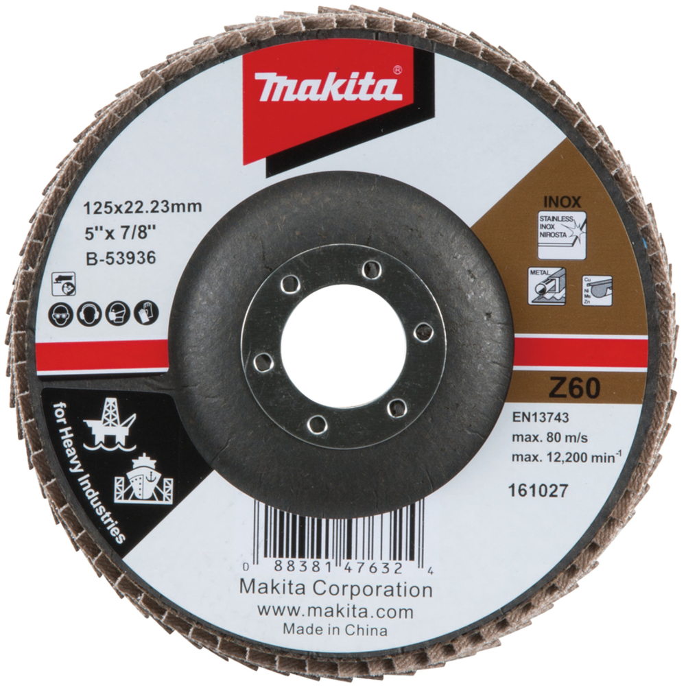 PLATEAU LAMEL x125 Z60 - MAKITA - B-53936
